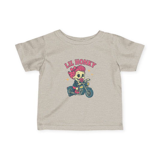 Infant Tee — 'Lil Honky' Cute Motorcycle Baby Shirt