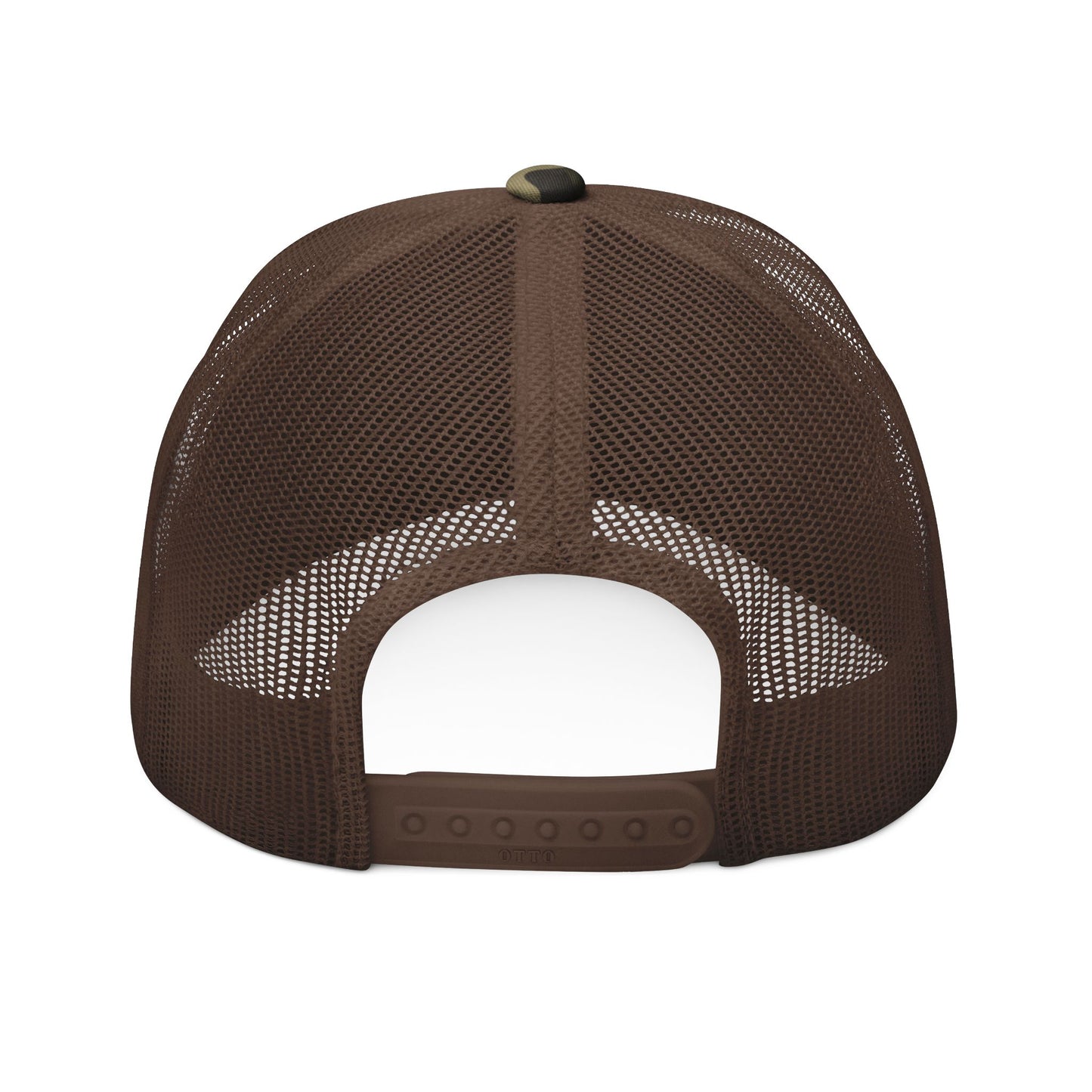 Camo Trucker Hat — Embroidered 'Solidasshonky' Logo
