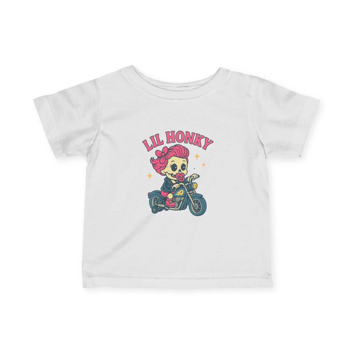 Infant Tee — 'Lil Honky' Cute Motorcycle Baby Shirt
