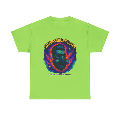 Cosmic Gas Mask Unisex Heavy Cotton Tee