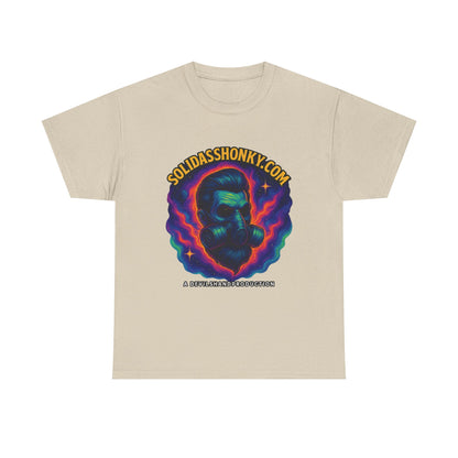 Cosmic Gas Mask Unisex Heavy Cotton Tee