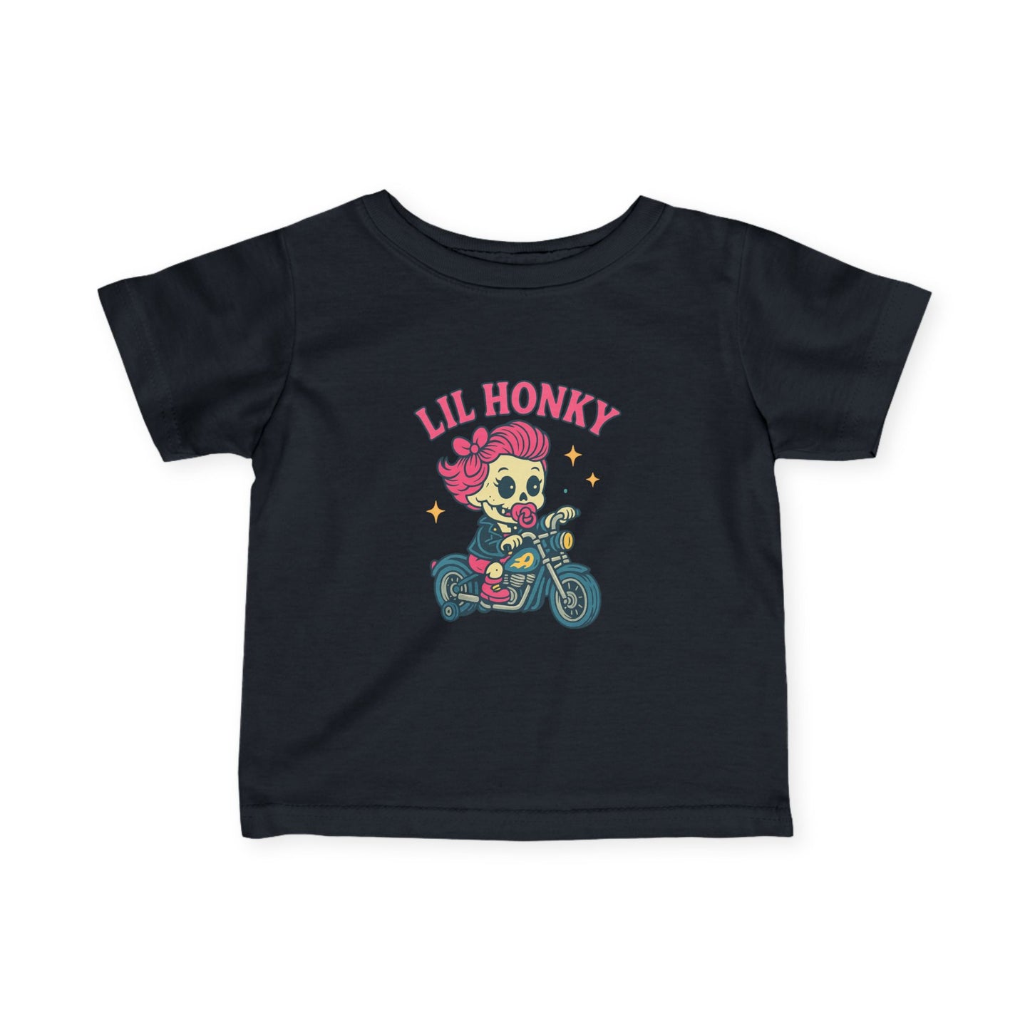 Infant Tee — 'Lil Honky' Cute Motorcycle Baby Shirt