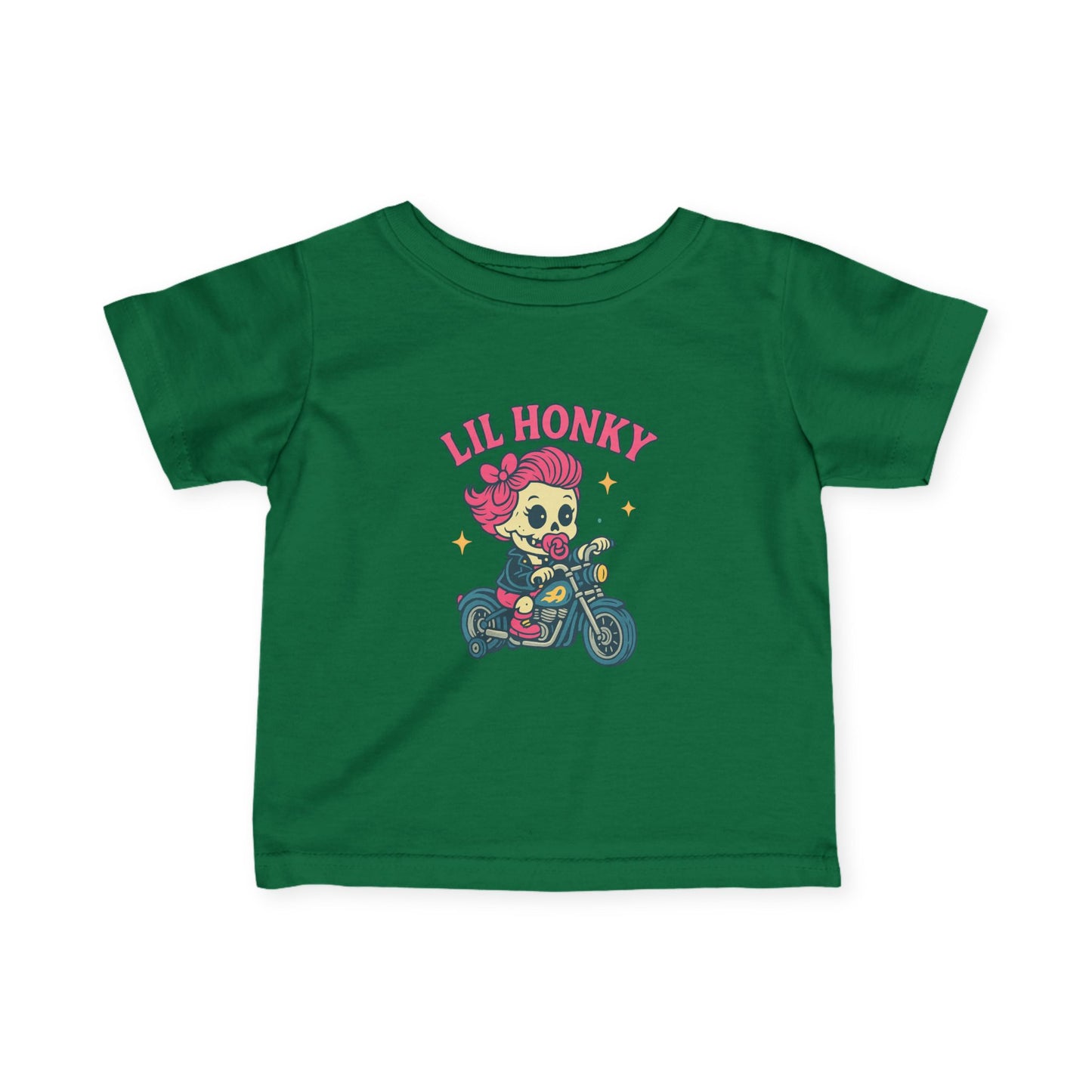 Infant Tee — 'Lil Honky' Cute Motorcycle Baby Shirt