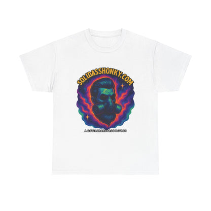 Cosmic Gas Mask Unisex Heavy Cotton Tee