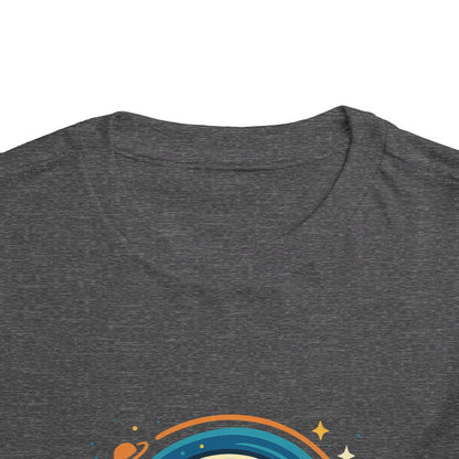 Toddler Tee — "Honky in Training" Cute Skull Space Graphic