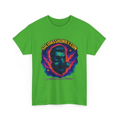 Cosmic Gas Mask Unisex Heavy Cotton Tee