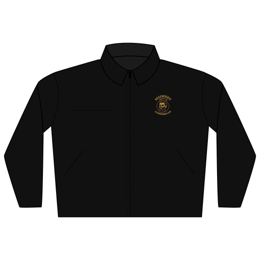 Embroidered Work Jacket — Classic Duck Cloth Utility Jacket with Logo