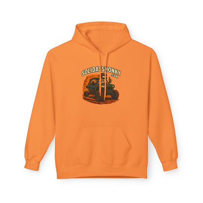 ‘SolidassHonky’ Men's UTV Hoodie — Country Retro Graphic Pullover