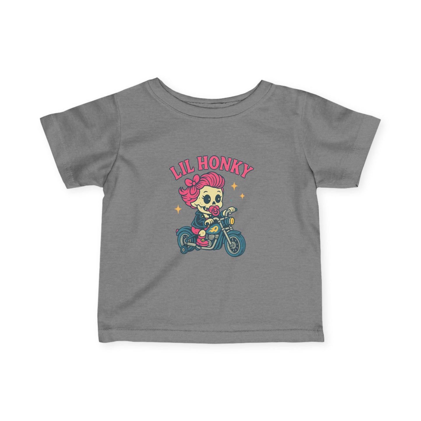 Infant Tee — 'Lil Honky' Cute Motorcycle Baby Shirt
