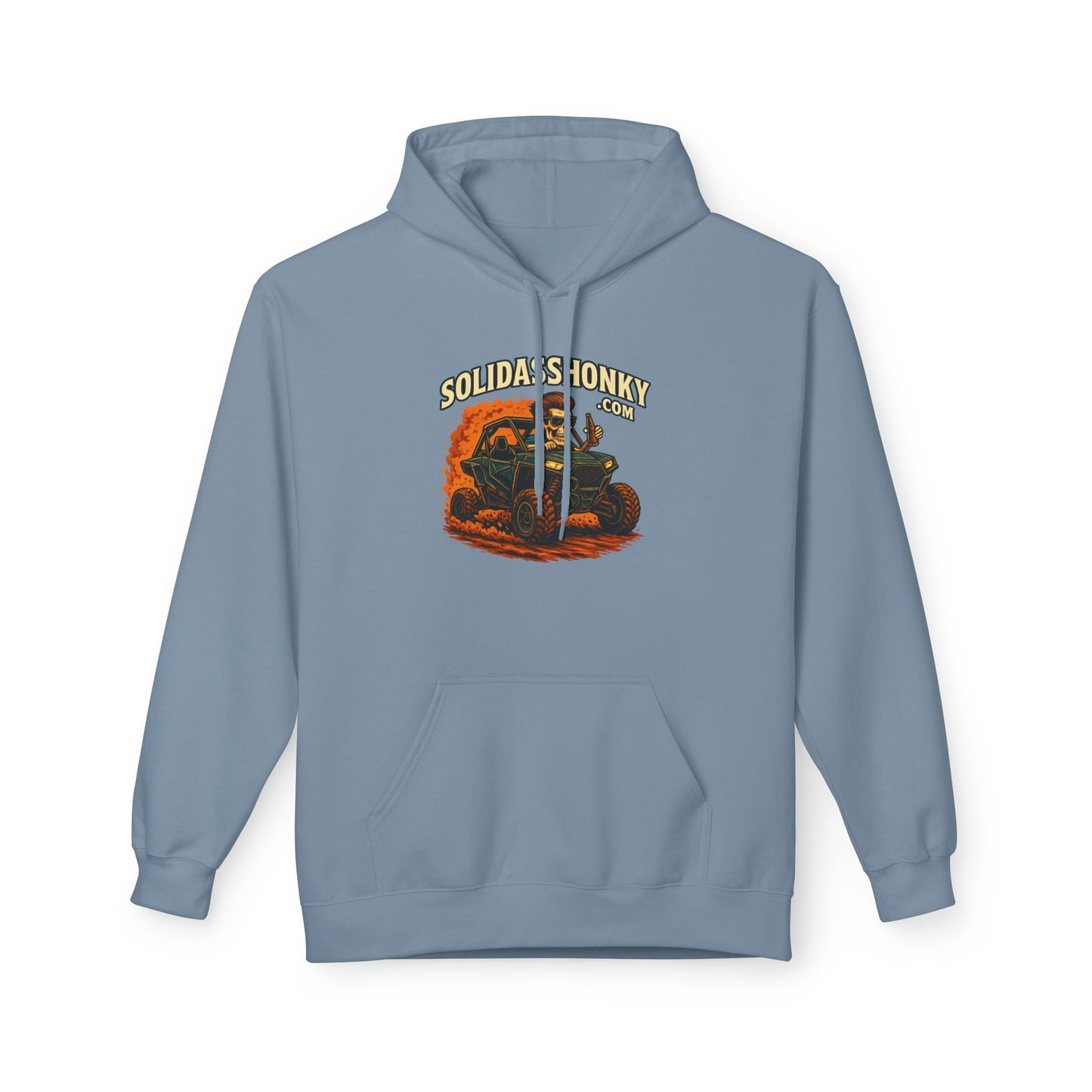 ‘SolidassHonky’ Men's UTV Hoodie — Country Retro Graphic Pullover