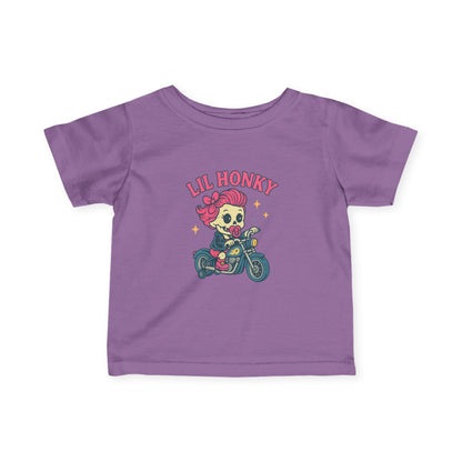 Infant Tee — 'Lil Honky' Cute Motorcycle Baby Shirt