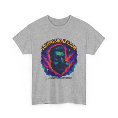 Cosmic Gas Mask Unisex Heavy Cotton Tee