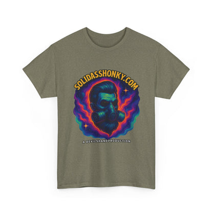 Cosmic Gas Mask Unisex Heavy Cotton Tee