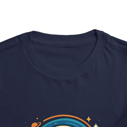 Toddler Tee — "Honky in Training" Cute Skull Space Graphic