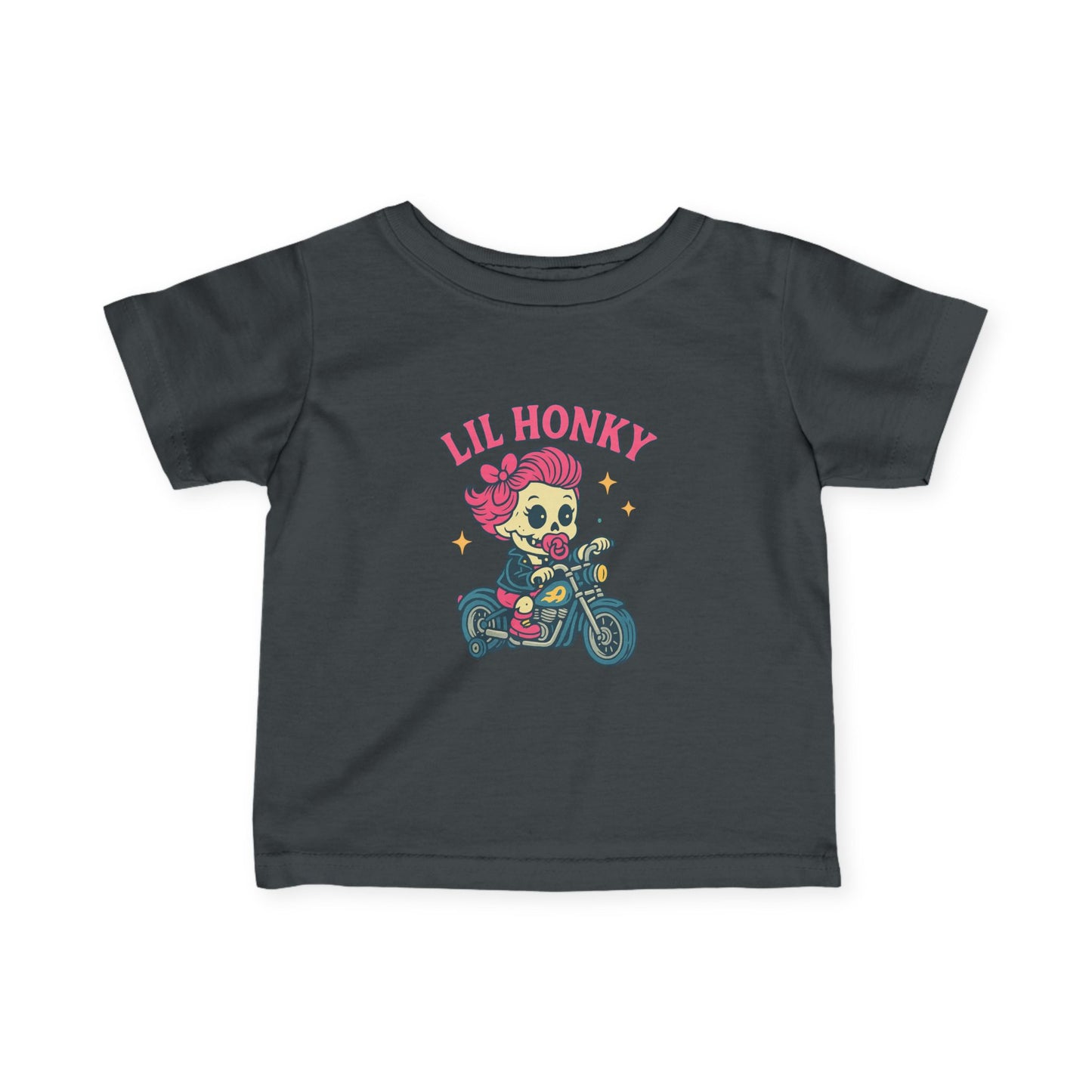 Infant Tee — 'Lil Honky' Cute Motorcycle Baby Shirt