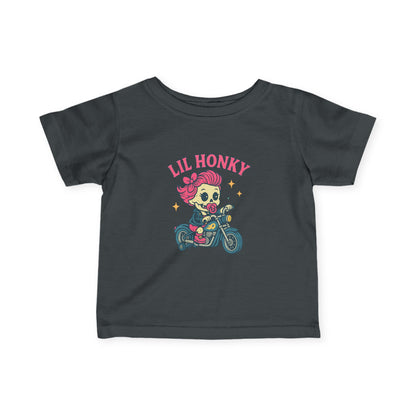 Infant Tee — 'Lil Honky' Cute Motorcycle Baby Shirt