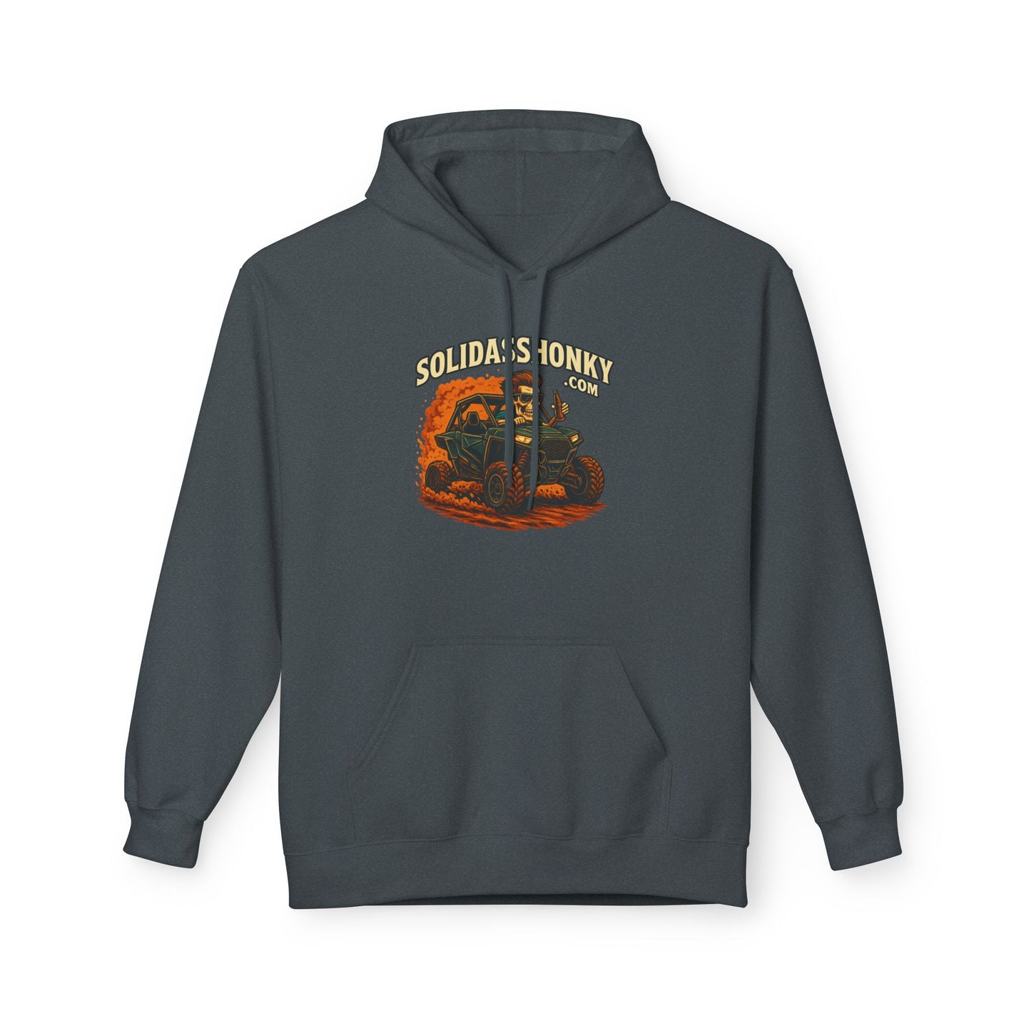 ‘SolidassHonky’ Men's UTV Hoodie — Country Retro Graphic Pullover