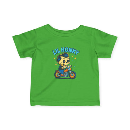 Infant Tee — "Lil Honky" Motorcycle Skull Baby Shirt
