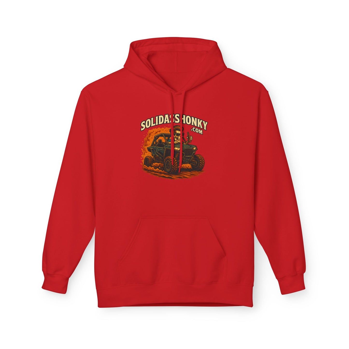 ‘SolidassHonky’ Men's UTV Hoodie — Country Retro Graphic Pullover