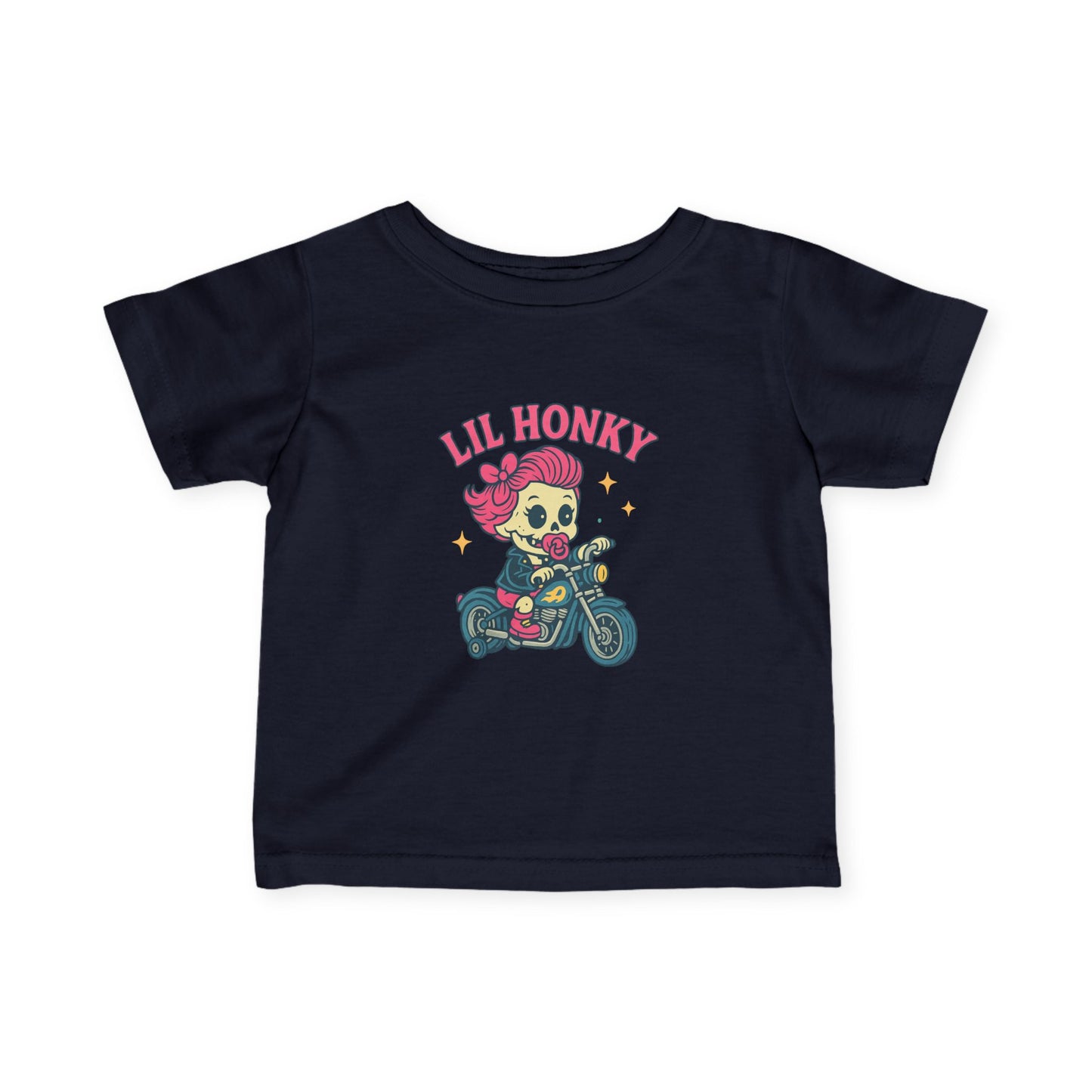 Infant Tee — 'Lil Honky' Cute Motorcycle Baby Shirt