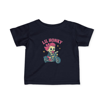 Infant Tee — 'Lil Honky' Cute Motorcycle Baby Shirt