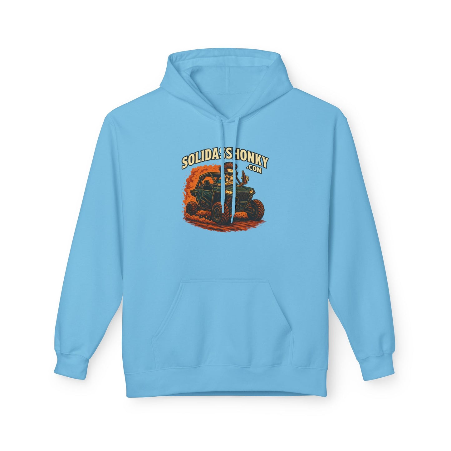 ‘SolidassHonky’ Men's UTV Hoodie — Country Retro Graphic Pullover