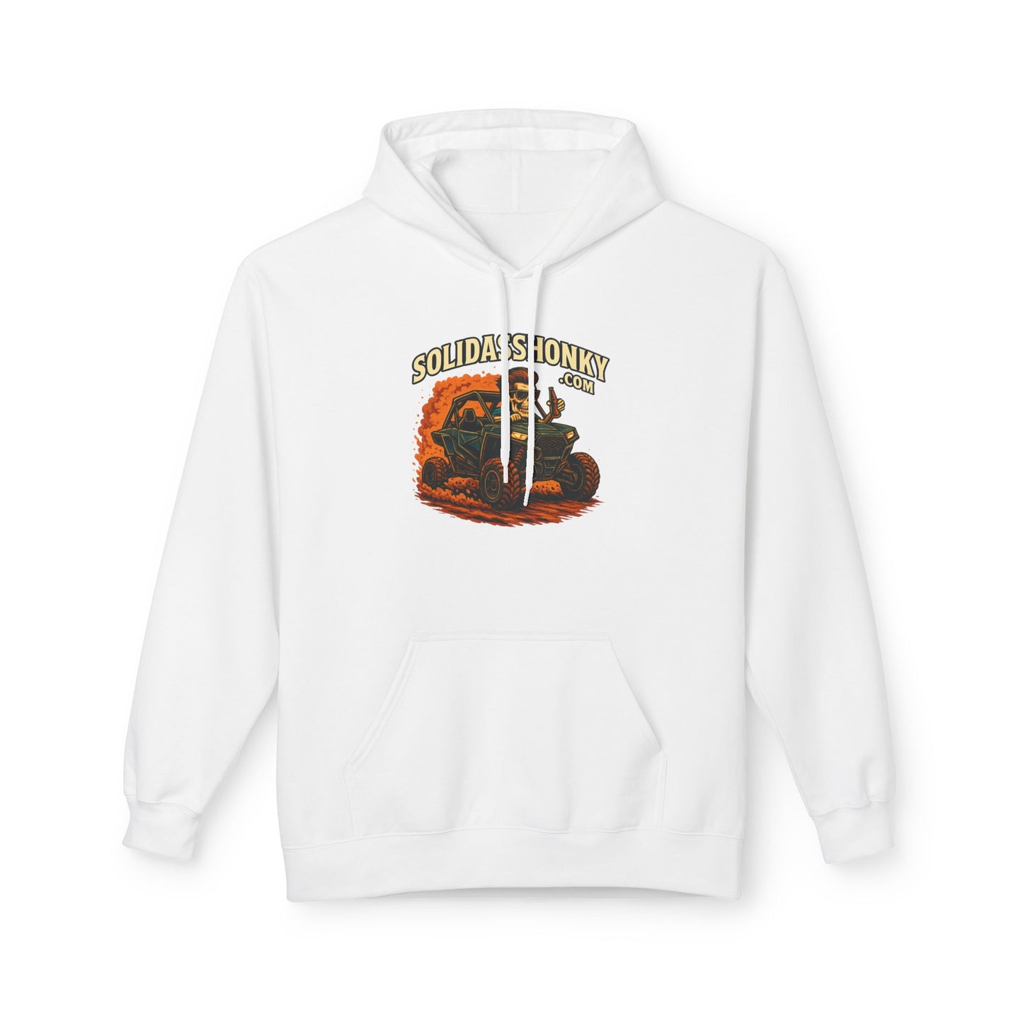 ‘SolidassHonky’ Men's UTV Hoodie — Country Retro Graphic Pullover