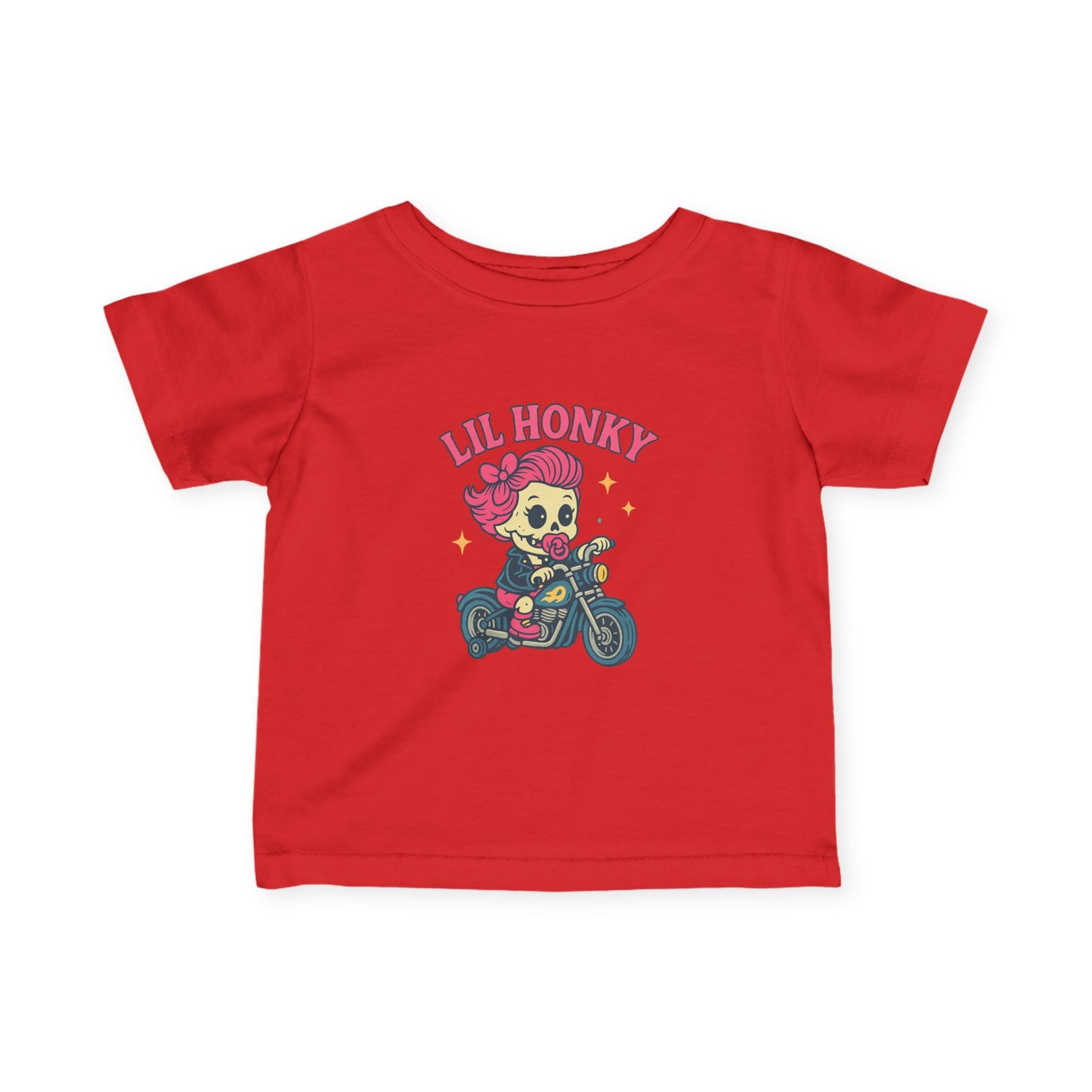 Infant Tee — 'Lil Honky' Cute Motorcycle Baby Shirt