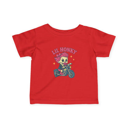 Infant Tee — 'Lil Honky' Cute Motorcycle Baby Shirt