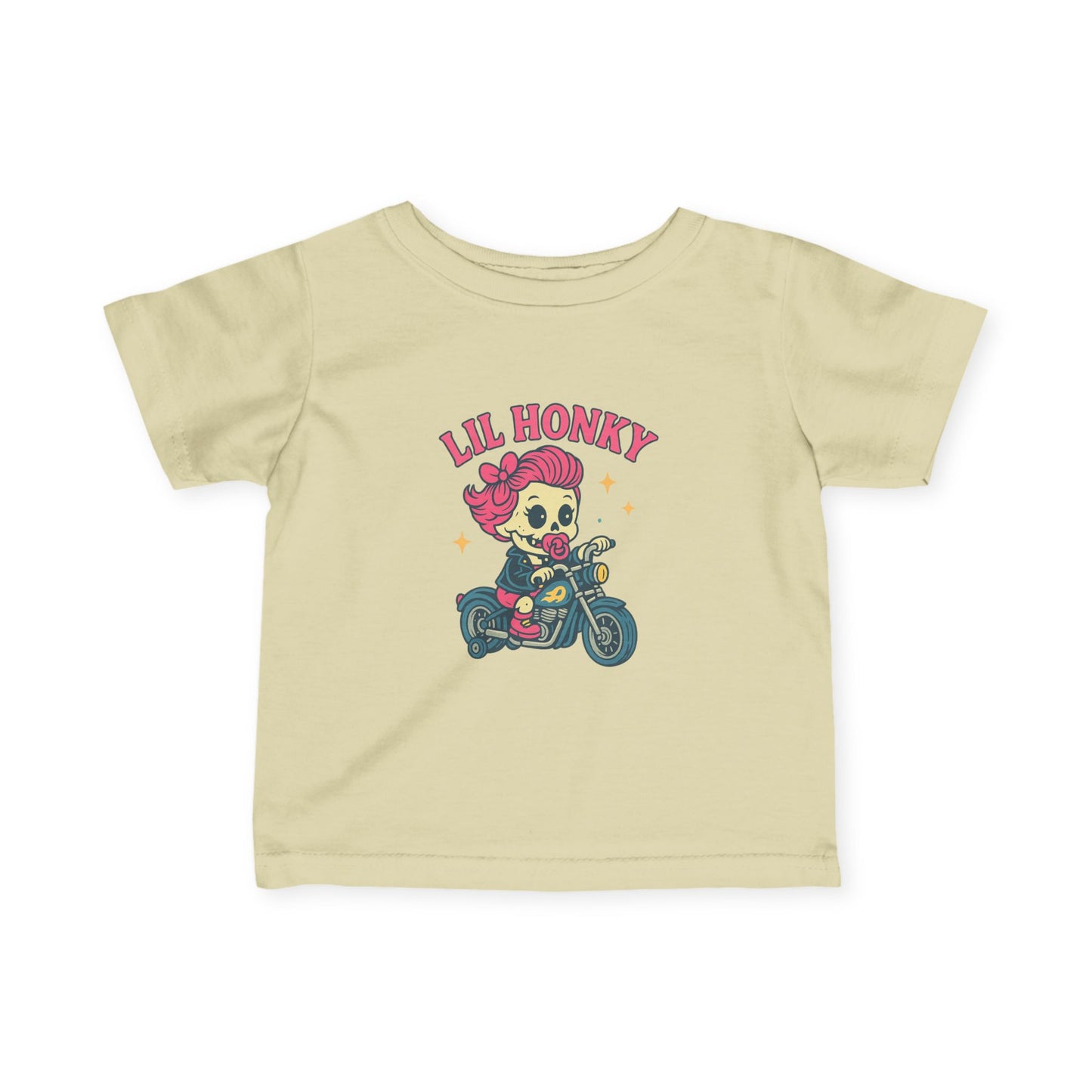 Infant Tee — 'Lil Honky' Cute Motorcycle Baby Shirt