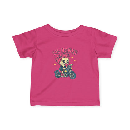 Infant Tee — 'Lil Honky' Cute Motorcycle Baby Shirt