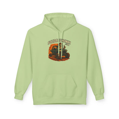 ‘SolidassHonky’ Men's UTV Hoodie — Country Retro Graphic Pullover
