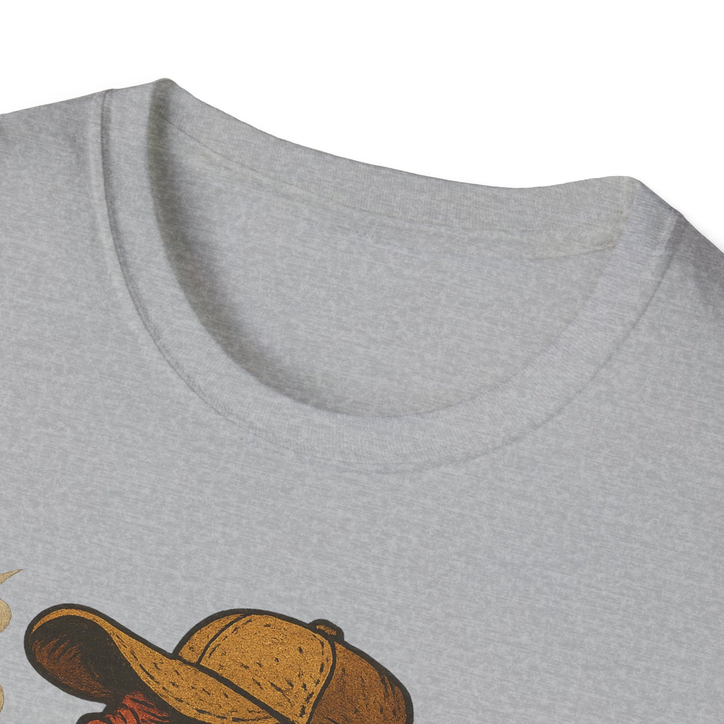 Funny Smoking Monster T-Shirt — Retro Cartoon 'Badass Honky' Graphic Tee