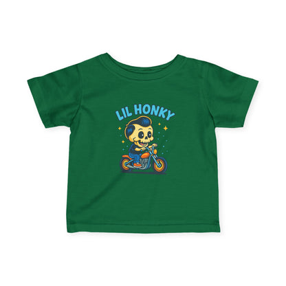 Infant Tee — "Lil Honky" Motorcycle Skull Baby Shirt