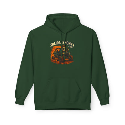 ‘SolidassHonky’ Men's UTV Hoodie — Country Retro Graphic Pullover