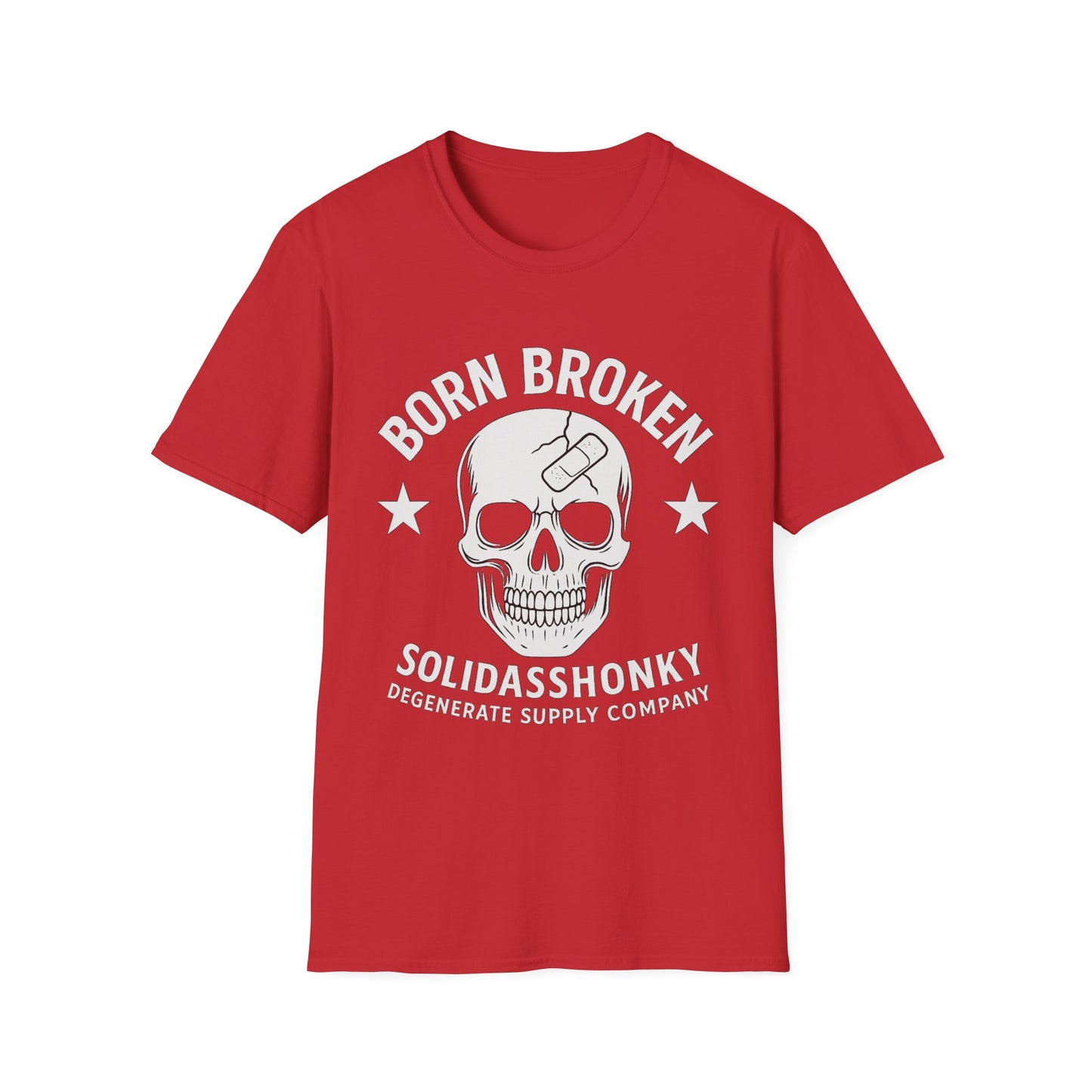 Skull 'Born Broken' T-Shirt