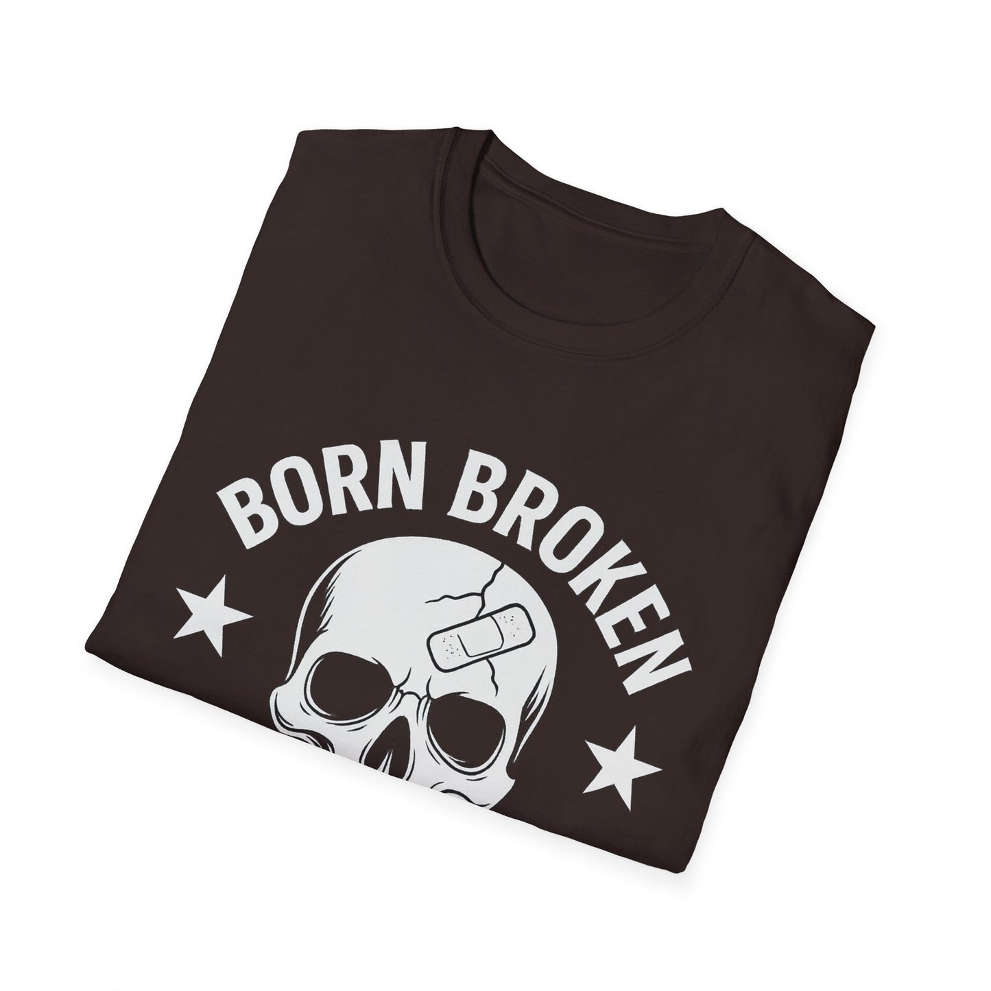 Skull 'Born Broken' T-Shirt