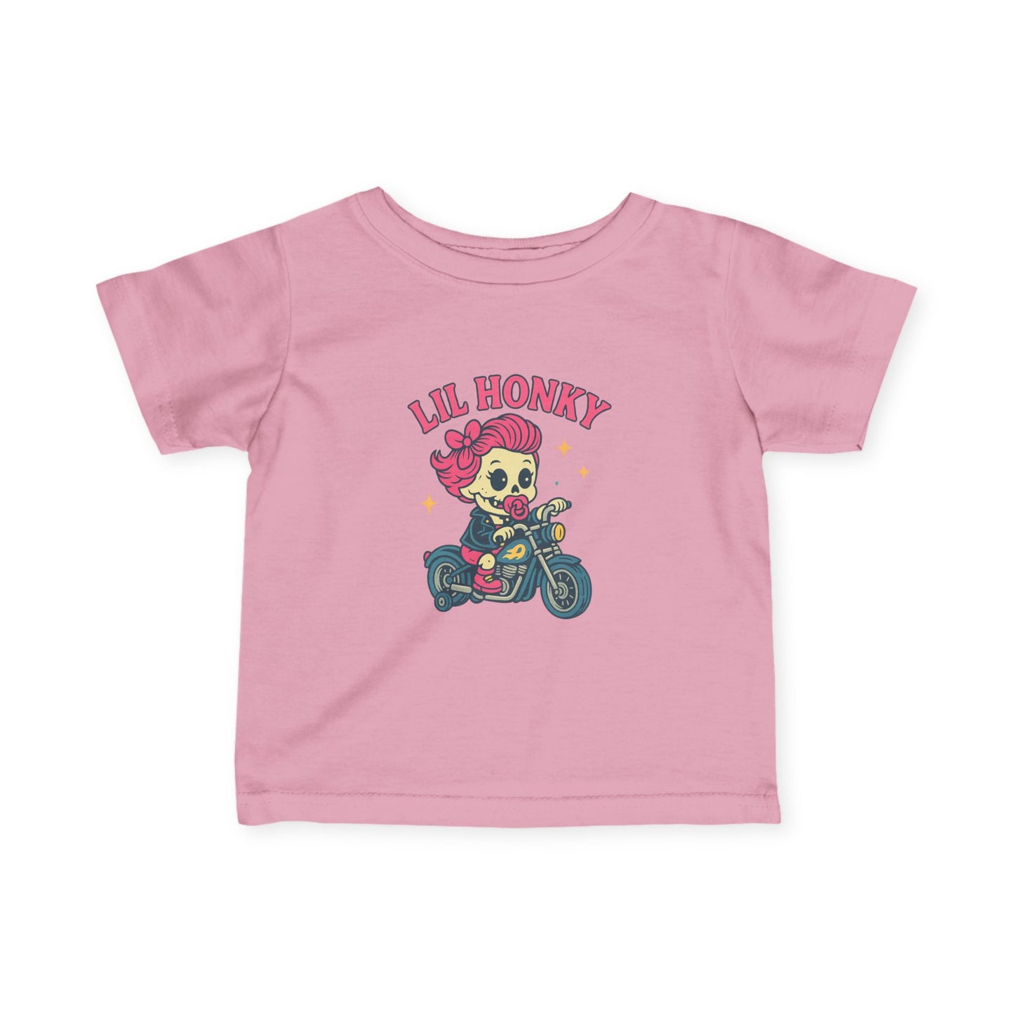 Infant Tee — 'Lil Honky' Cute Motorcycle Baby Shirt