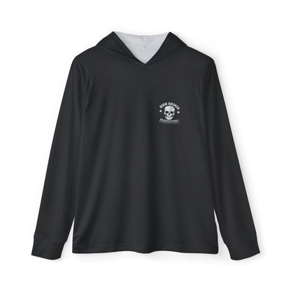 Men's Workout Hoodie — 'Crackers Crumble, Honky's Rumble' Vintage Boxing Gloves Warmup Hoodie