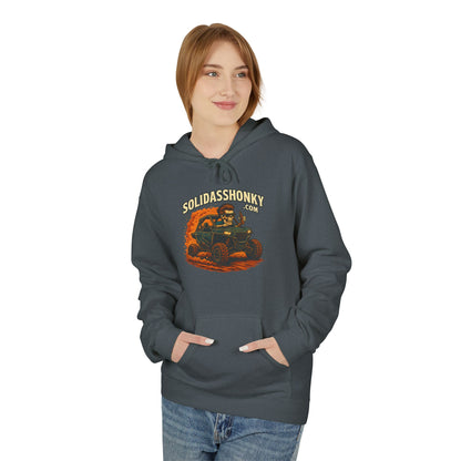 ‘SolidassHonky’ Men's UTV Hoodie — Country Retro Graphic Pullover
