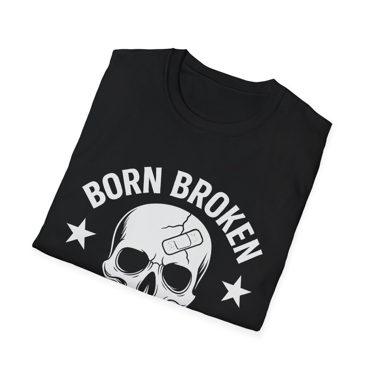 Skull 'Born Broken' T-Shirt