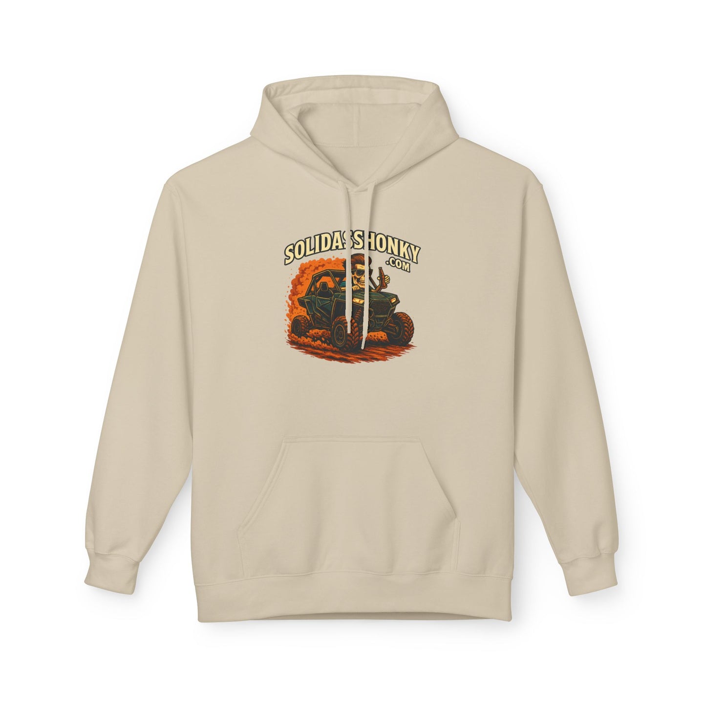 ‘SolidassHonky’ Men's UTV Hoodie — Country Retro Graphic Pullover