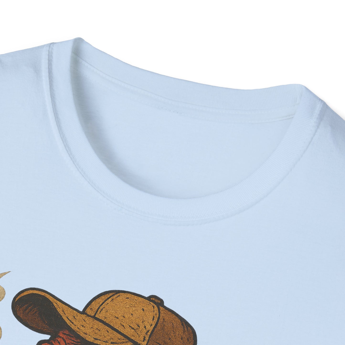 Funny Smoking Monster T-Shirt — Retro Cartoon 'Badass Honky' Graphic Tee