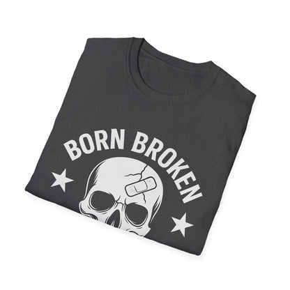 Skull 'Born Broken' T-Shirt
